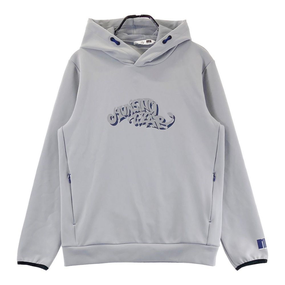 サイズ M MUNSING WEAR マンシングウェア モデル 長袖パーカー グレー系 240101549297 ゴルフウェア メンズ ストスト