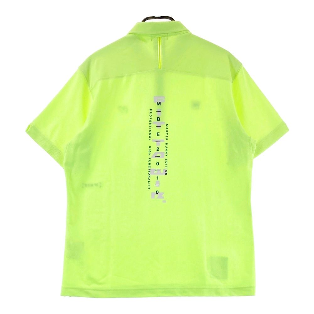 サイズ 6 MASTER BUNNY EDITION マスターバニーエディション モデル 半袖ポロシャツ 蛍光 イエロー系 240101549531 ゴルフウェア メンズ ストスト