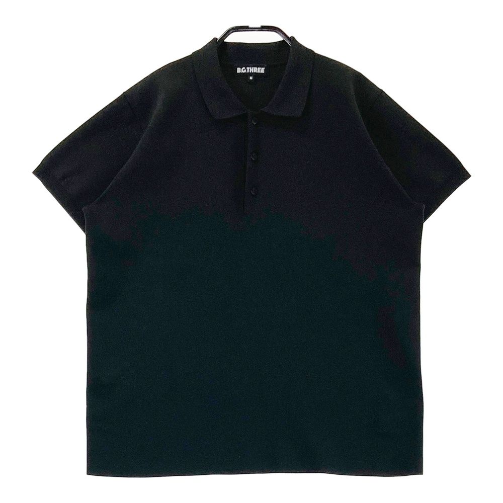 サイズ M BEAMS GOLF ビームスゴルフ モデル B.G.THREE 半袖 ニットポロシャツ ブラック系 240101549830 ゴルフウェア レディース ストスト