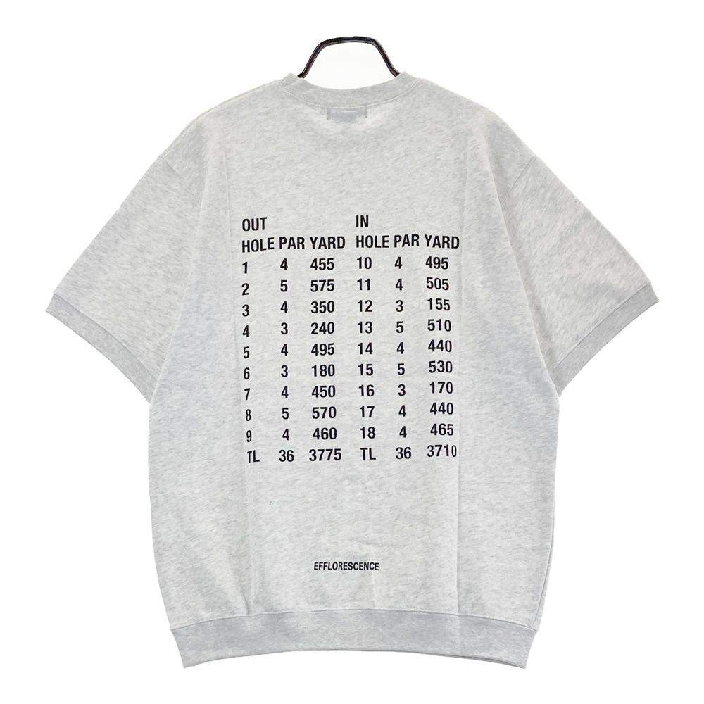 サイズ L EFFLORESCENCE エフロレッセンス 半袖スウェットシャツ グレー系 240101551254 ゴルフウェア メンズ ストスト