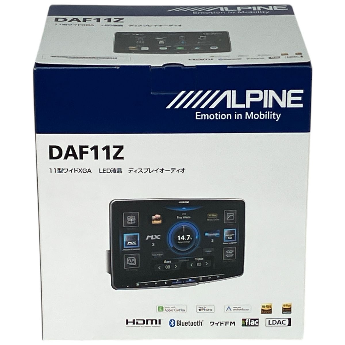 ALPINE DAF11Z 11型ワイドXGA LED液晶 ディスプレイオーディオ ナビ 製 アルパイン セット N10581208