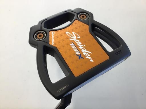 テーラーメイド Spider TOUR X X3 BLACK 34インチ パター PT スチール フレックスその他 メンズ 男性用 右利き 右用 Bランク ゴルフクラブ