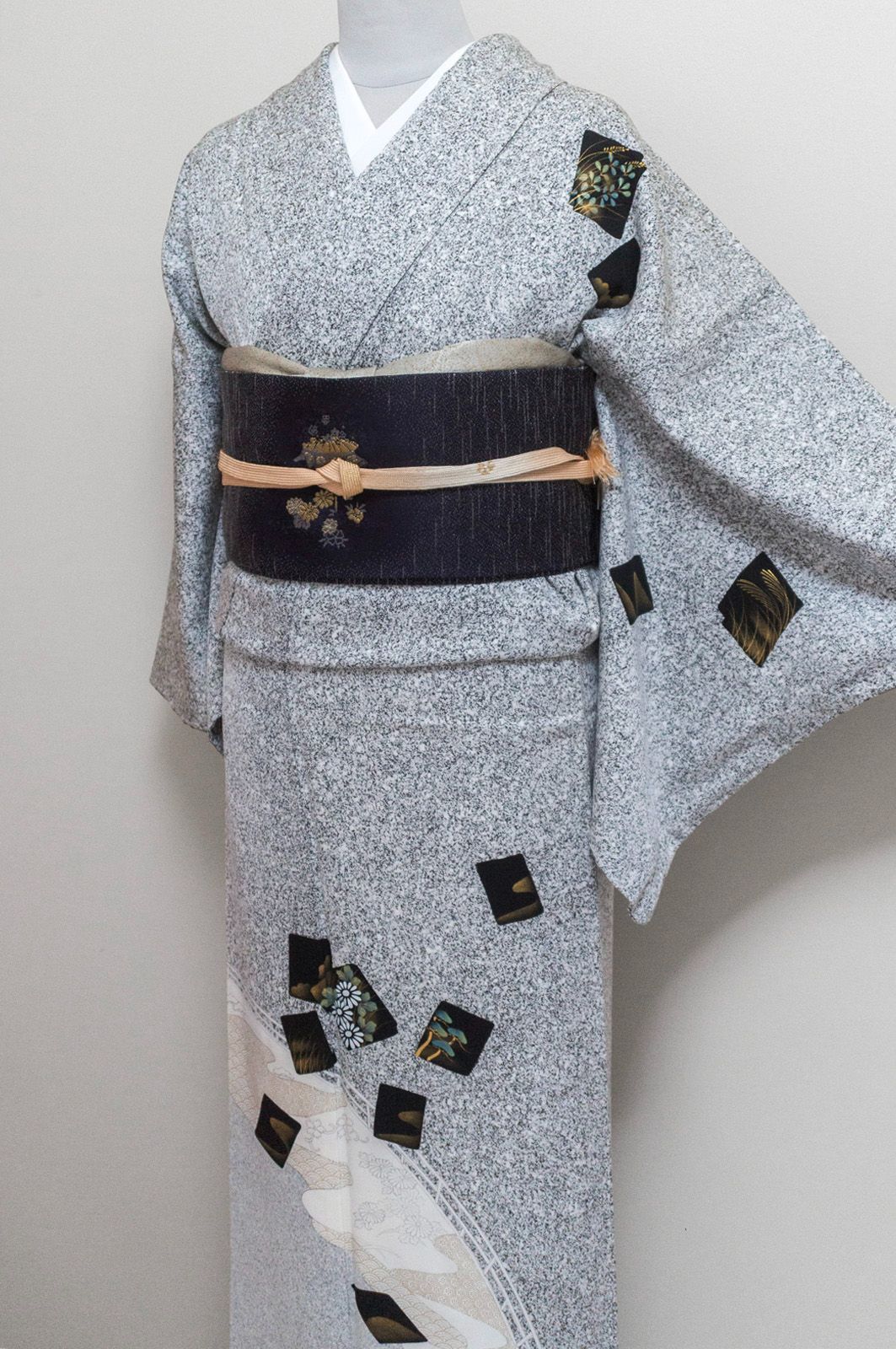 付下げ たたき染め