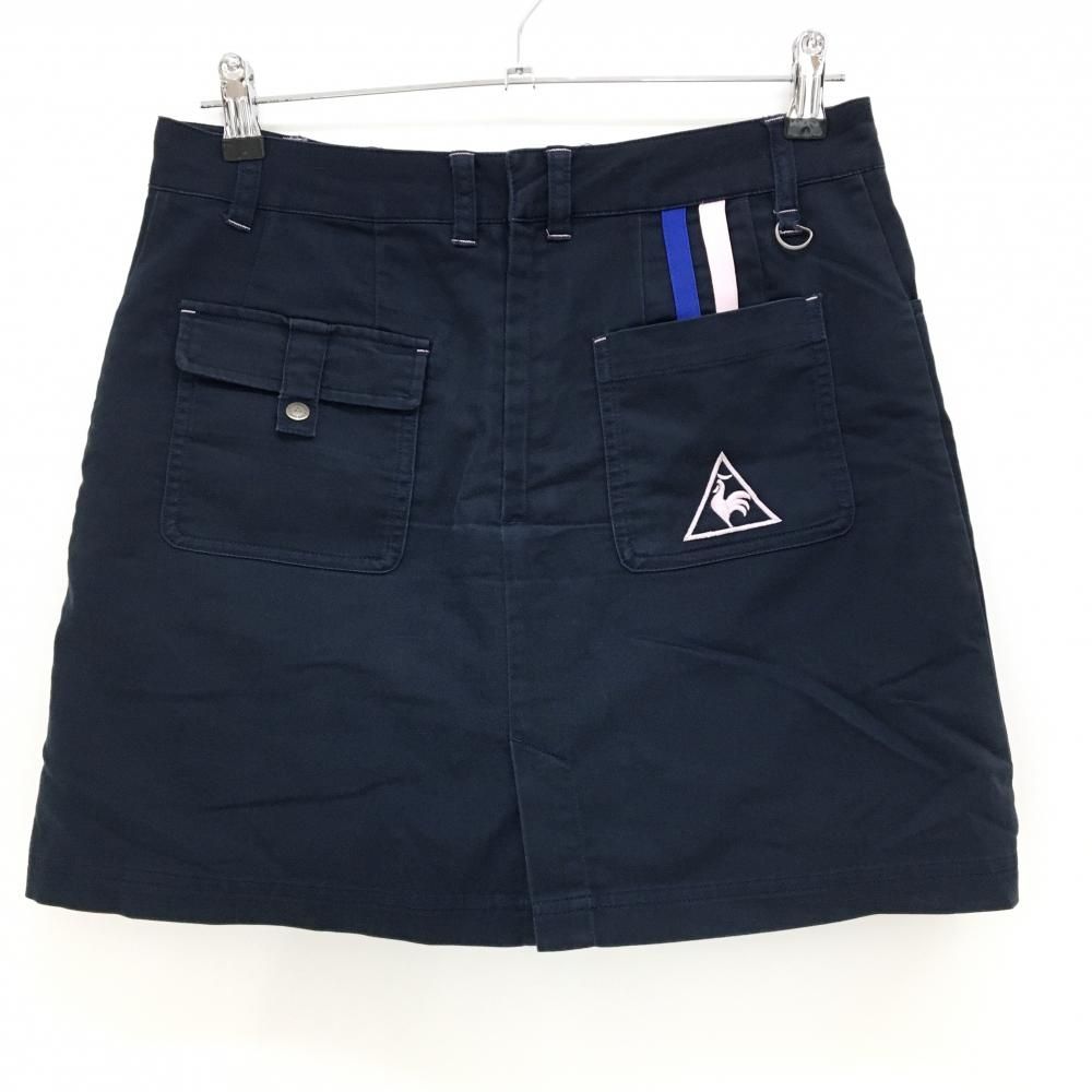 【ルコック】le coq sportif ゴルフスカート 11号 ルコックゴルフ スカート ネイビー ストレッチ 内側インナーパンツ