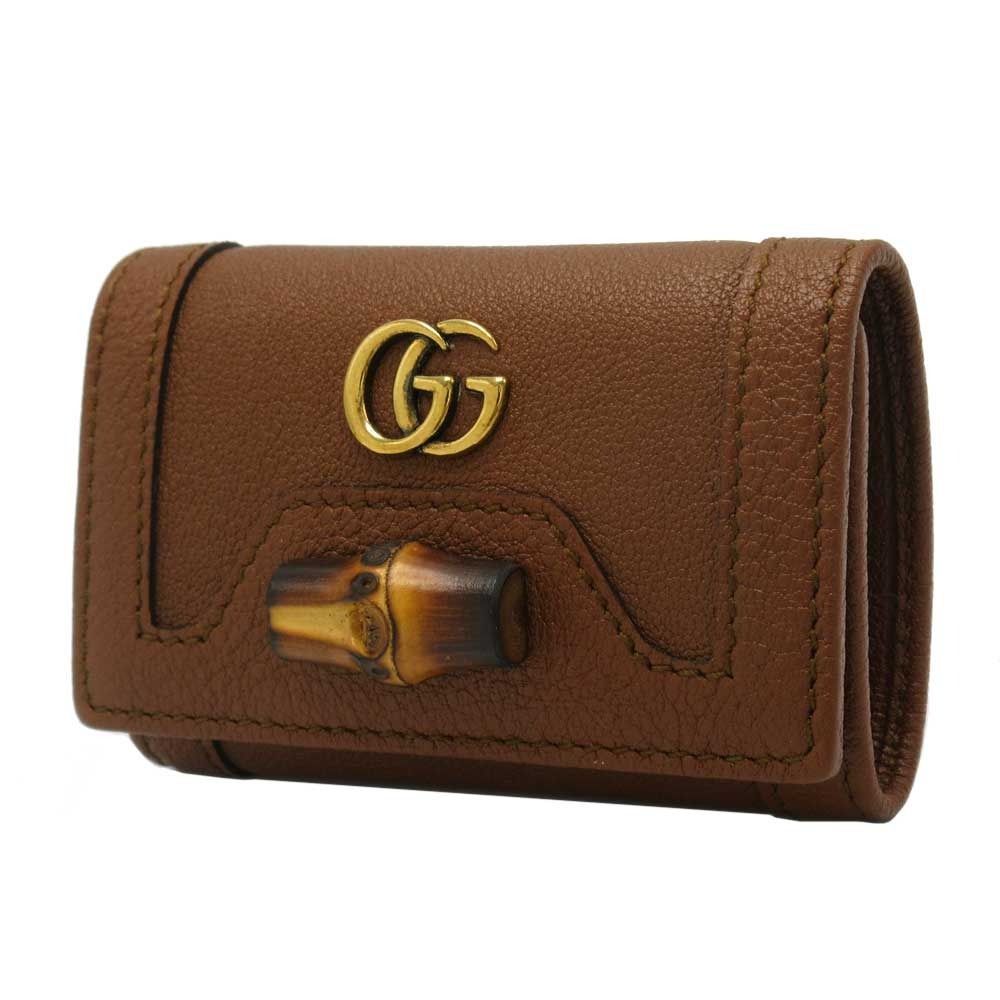 グッチ キーケース GUCCI DIANA レザー バンブー 6連キーケース 658636 17Q0T レディース