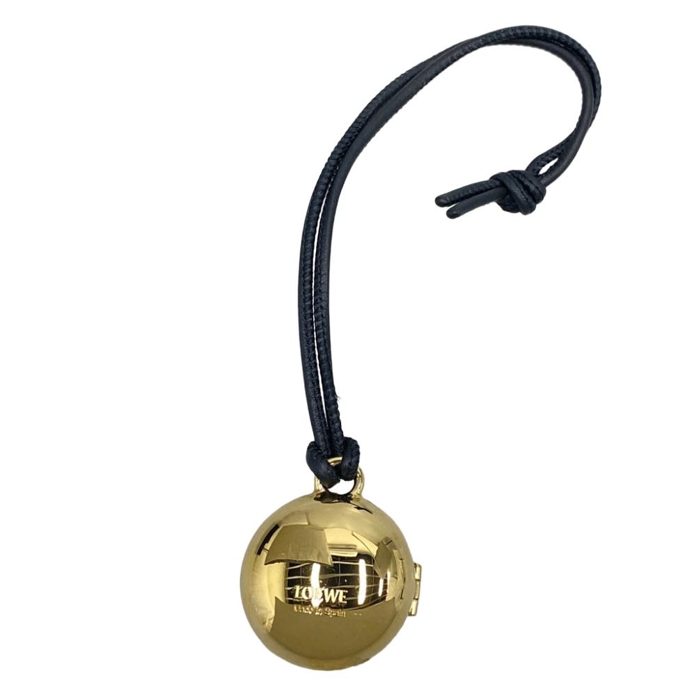LOEWE ロエベ ペブル ロケット ミラー チャーム ゴールド系
