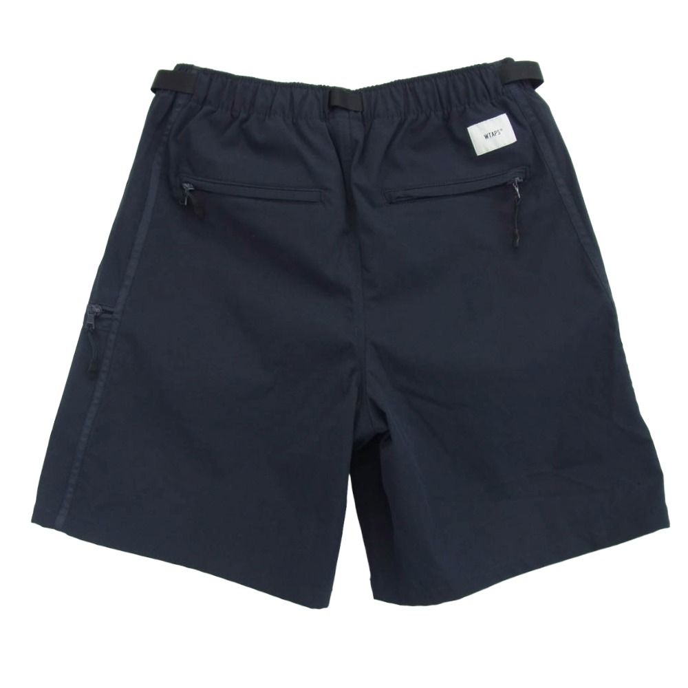WTAPS ダブルタップス 22 SS 231 BRDT-PTM 09 POLY TWILL SHORTS ポリツィル ナイロン ショート パンツ ブラック系 2