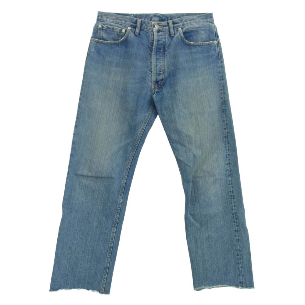 MAISON MARGIELA メゾンマルジェラ 21SS S50LA0179 10ライン 四つタグ カットオフ デニム パンツ ライトブルー系 31