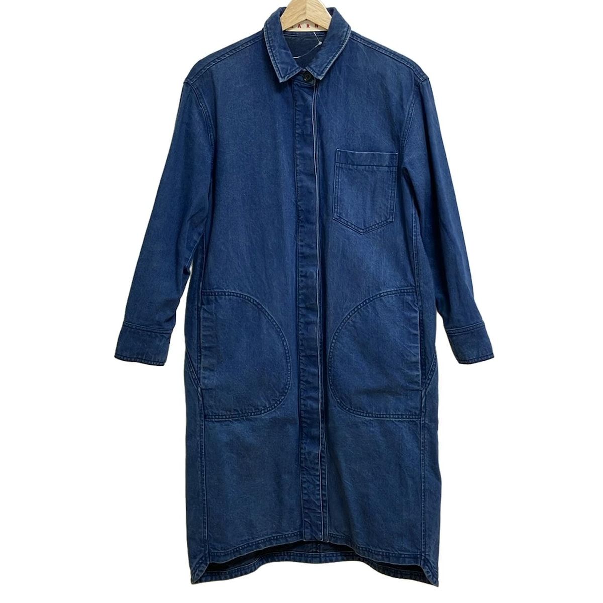 MARNI(マルニ) ワンピース サイズ38 S レディース - ダークネイビー