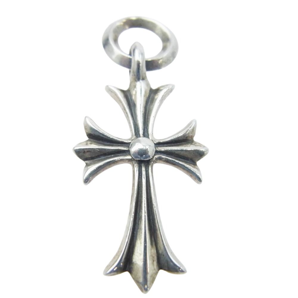 CHROME HEARTS クロムハーツ 原本無 TINY CH CROSS タイニー CH クロス チャーム ペンダントトップ シルバー系