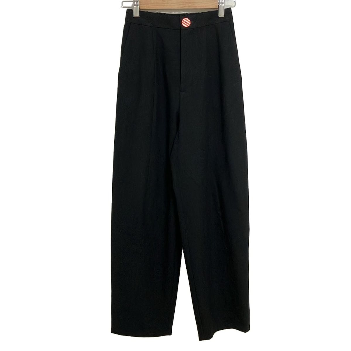 nagonstans ナゴンスタンス パンツ サイズS レディース - 黒 フルレングス ウエストゴム