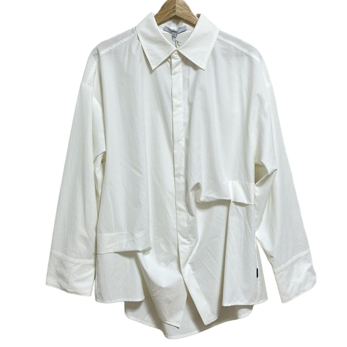 UN3D. アンスリード 長袖シャツブラウス サイズ36 S レディース - 白