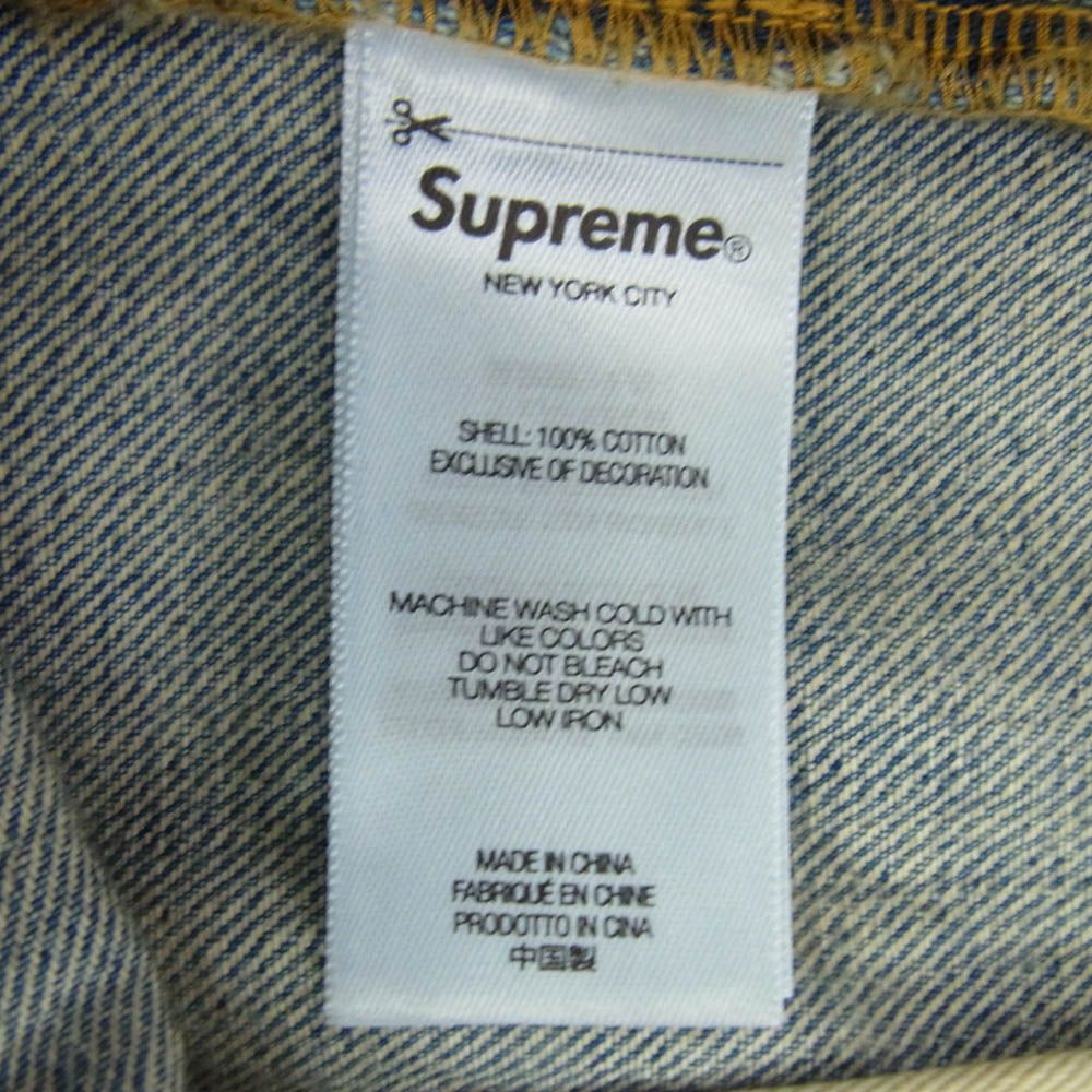  Supreme シュプリーム 25 AW Regular Jean Dirty Indigo レギュラー ジーンズ リジット ダーティー インディゴ デニムパンツ インディゴブルー系 32 デニム ジーンズ パンツ