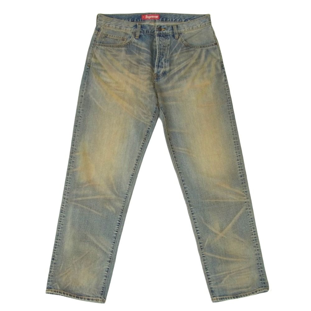 Supreme シュプリーム 25AW Regular Jean Dirty Indigo レギュラー ジーンズ リジット ダーティー インディゴ デニムパンツ インディゴブルー系 32