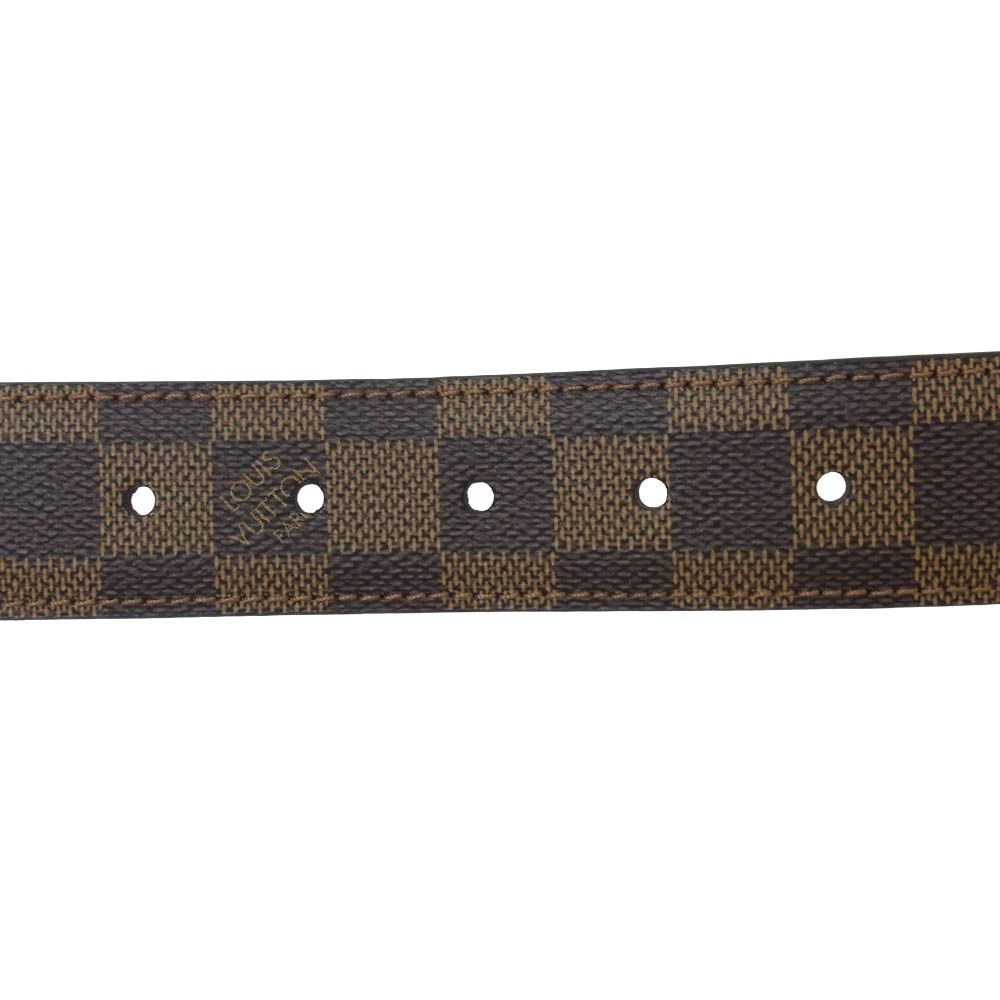  LOUIS VUITTON ルイ ヴィトン M 6835 ダミエ サンチュール リヴェテッド ベルト ブラウン系 ベルト 小物
