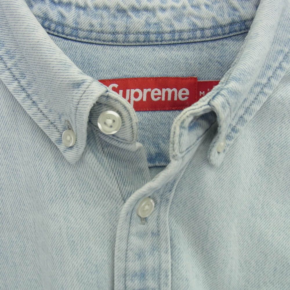 Supreme シュプリーム 24SS Small Box Shirt Washed Blue スモール