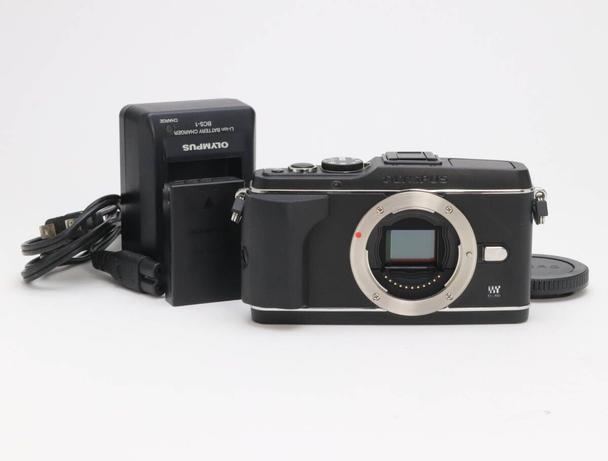 B 並品 OLYMPUS オリンパス PEN E P 3 ボディ ブラック シャッター回数4824 初期不良 対応 110 164
