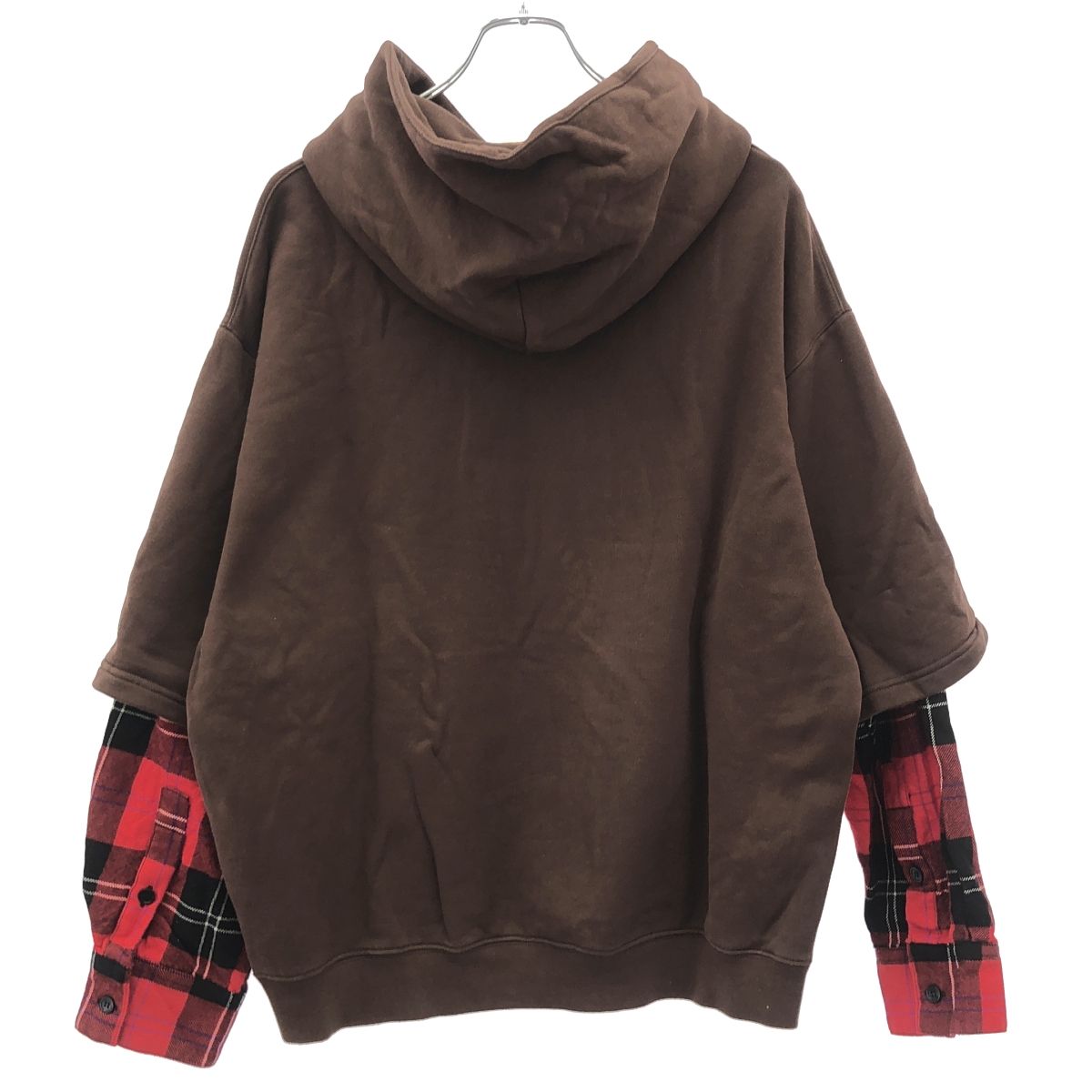 MARNI マルニ 22AW シャツレイヤードスウェットプルオーバーパーカー 