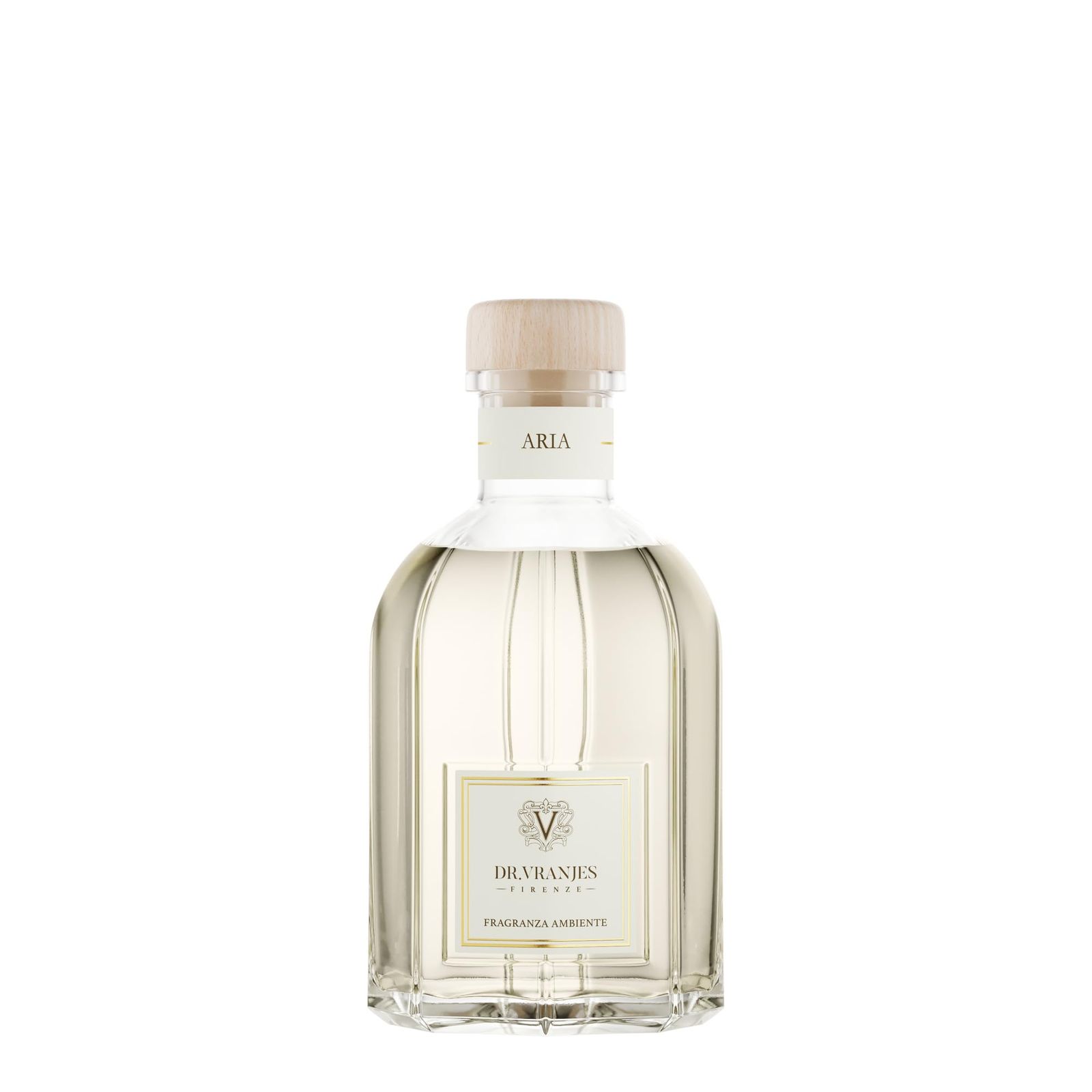 直営 DR. VRANJES ドットール ヴラニエス ディフューザー ARIA アリア 250ml ルームフレグランス リードディフューザー エレガントなオリジナルショッピングバッグ付き メイドインイタリア 軽やかなシトラスノート 透明感あふれるフレ