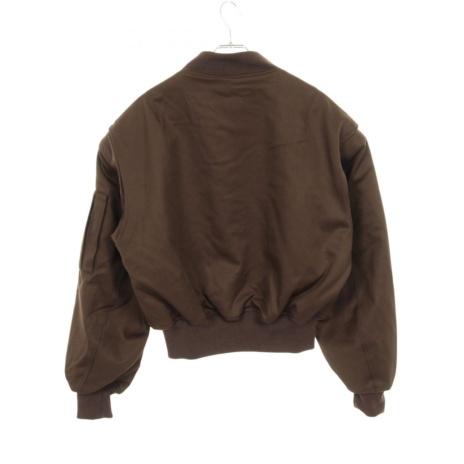 エンタイアスタジオ ENTIRE STUDIOS ブルゾン CROPPED BROAD BOMBER SUITING ESU-W25-1048 ブラウン ウール 25AW ウール ボンバー ジャケット ブラウン メンズ