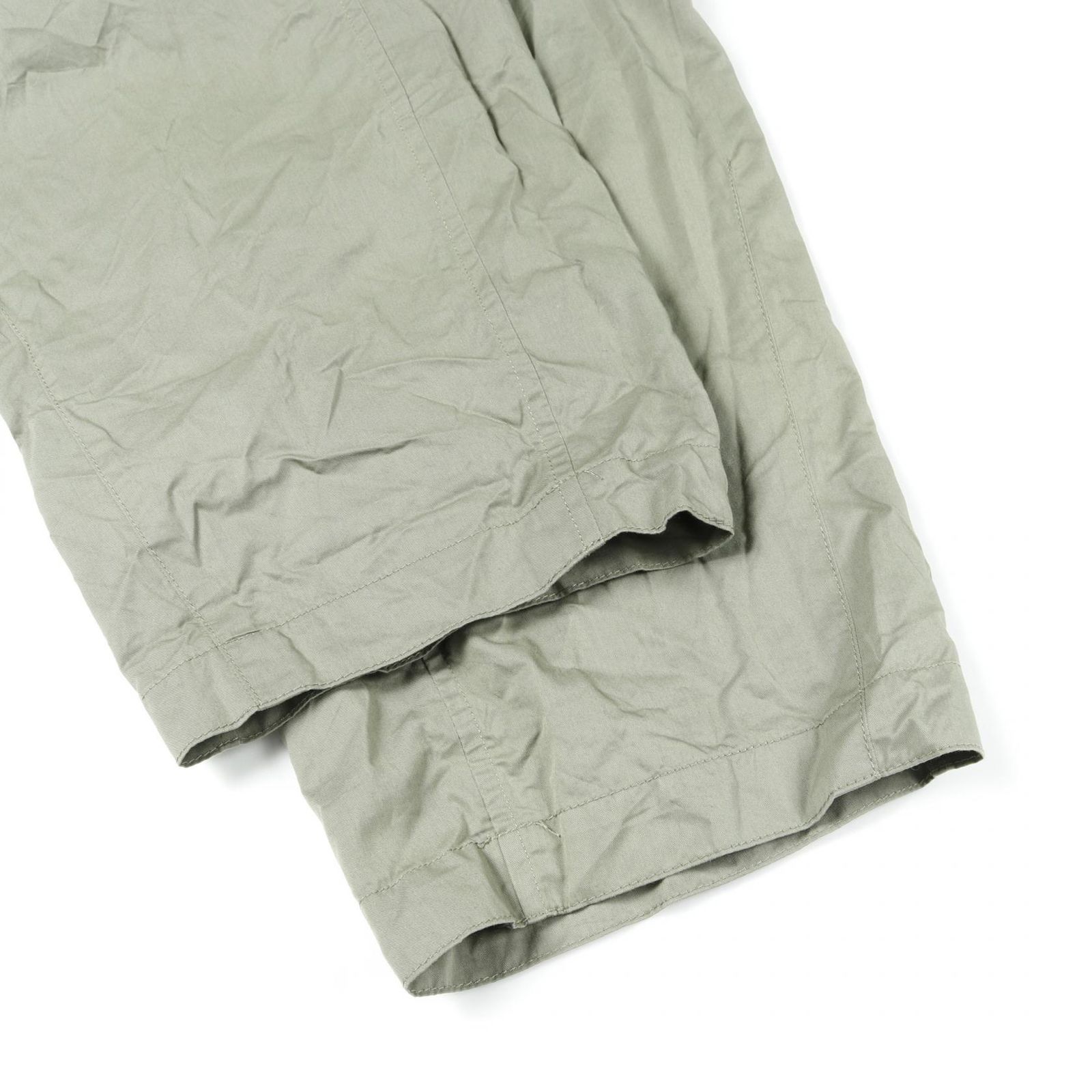 ドゥロワー Drawer パンツ ギャバジンベルト カーキグリーン コットン パンツ カーキグリーン レディース Used A DECORATOM_COM_BR