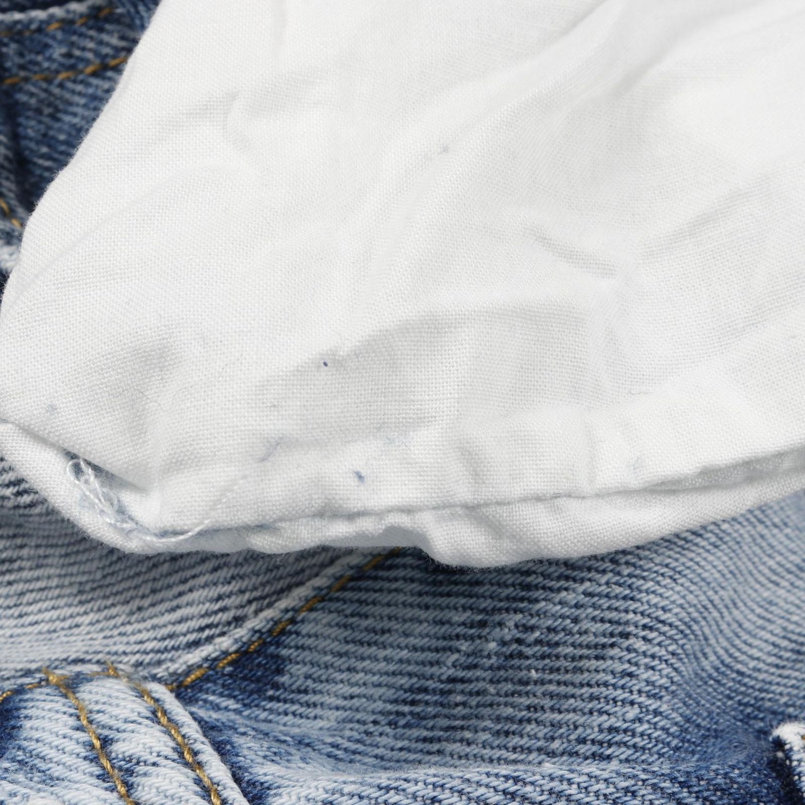 メゾンマルジェラ1 Maison Margiela 1 デニムパンツ デニムジーンズ スラッシュディテール ブルーグレー コットン パンツ レディース Used B DECORATOM_COM_BR