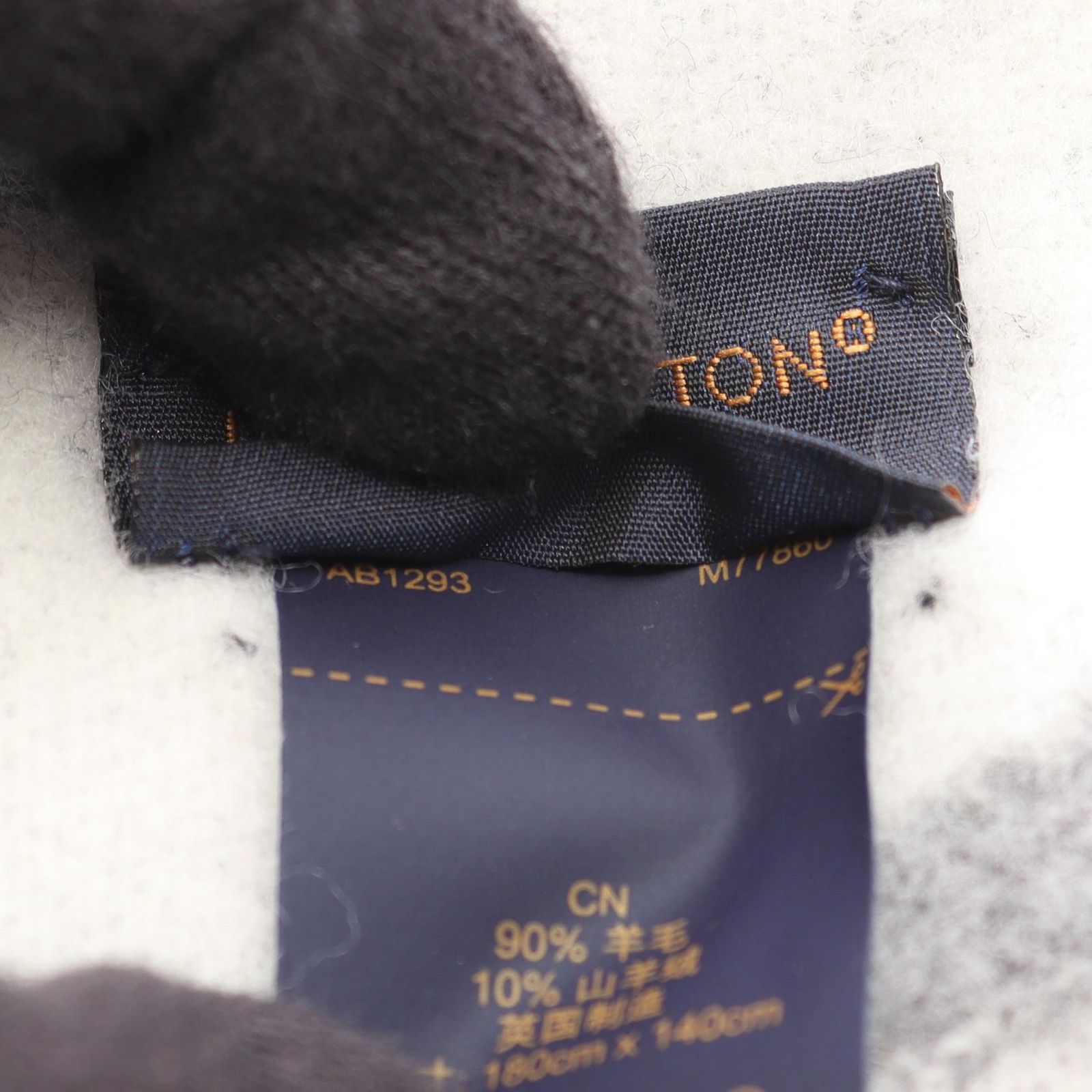  ルイ ヴィトン LOUIS VUITTON プレッドLV チェックメイト ブランケット M 77860 ウール ユニセックス A その他 小物