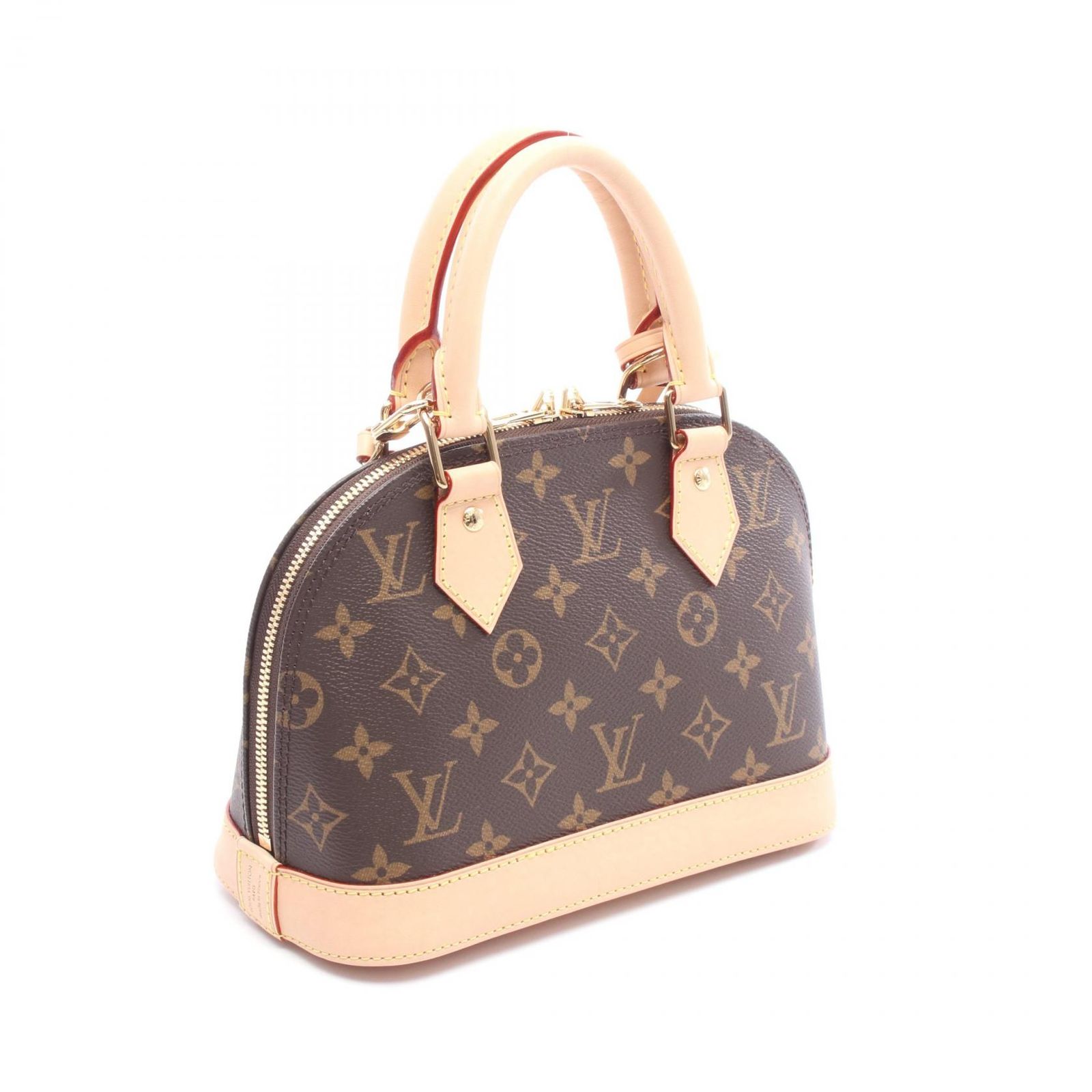 ルイ ヴィトン LOUIS VUITTON ハンドバッグ アルマBB モノグラム M46990 PVCコーティングキャンバス レザー アルマBB レディース Used A