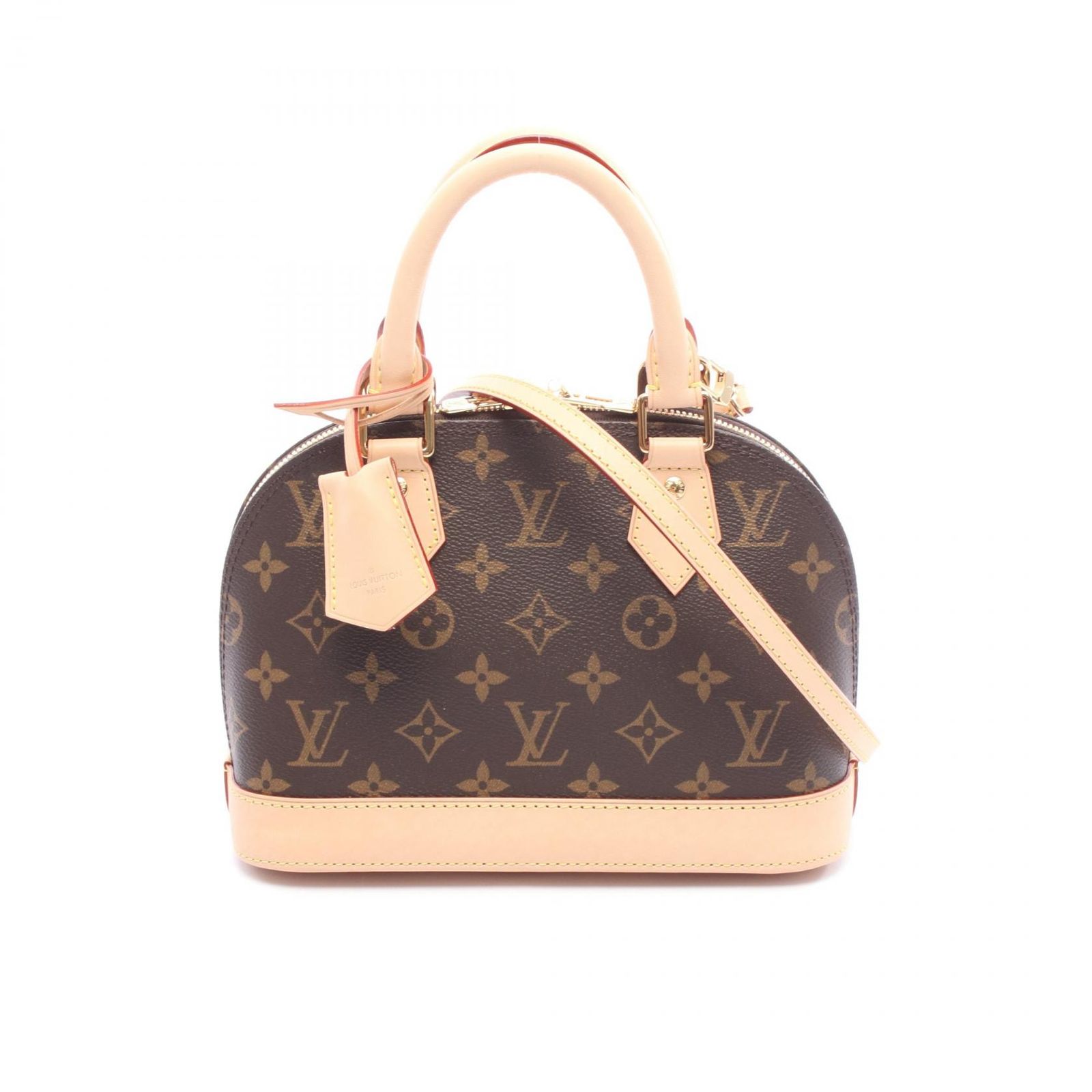 ルイ ヴィトン LOUIS VUITTON ハンドバッグ アルマBB モノグラム M46990 PVCコーティングキャンバス レザー アルマBB レディース Used A