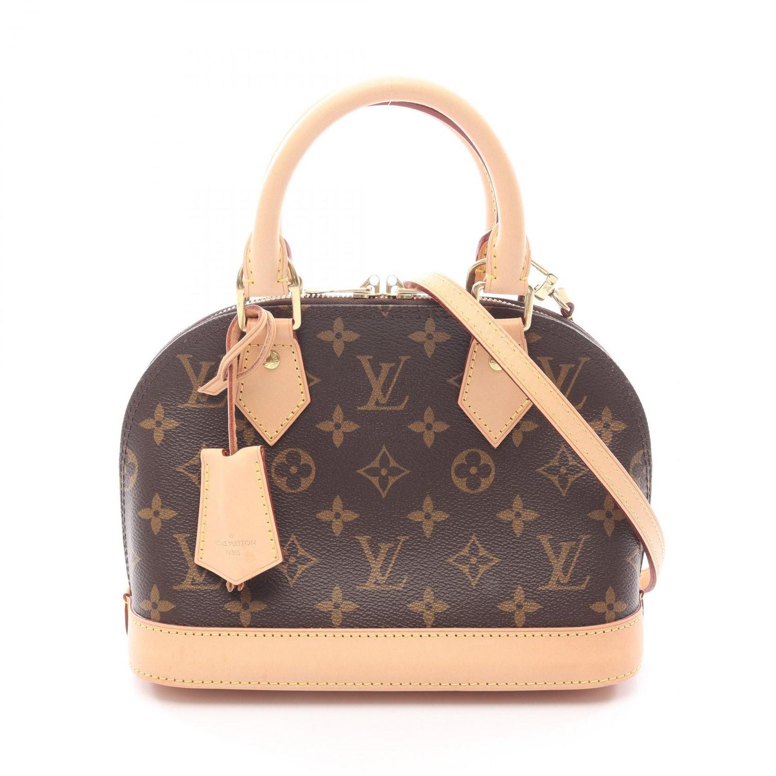 ルイ ヴィトン LOUIS VUITTON ハンドバッグ アルマBB M53152 PVCコーティングキャンバス レザー アルマBB レディース Used A