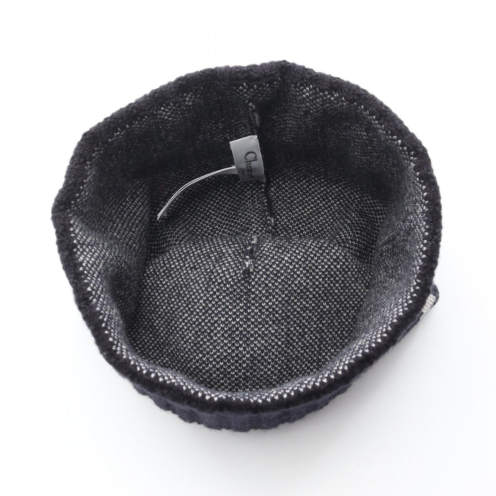 ディオール Dior ニットキャップ オブリーク ポンポン その他 ニット帽 レディース Used A