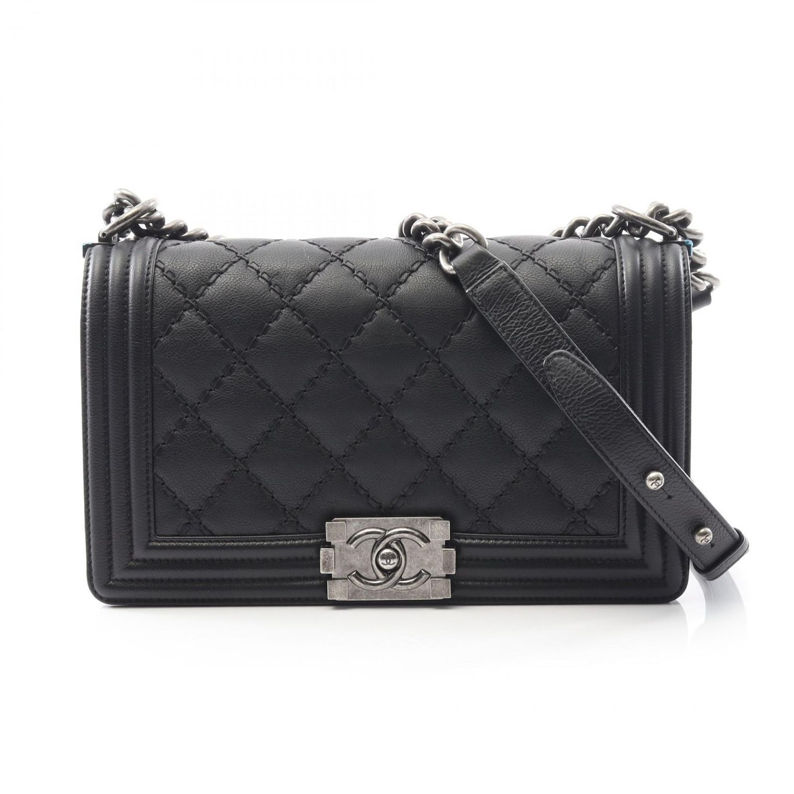 シャネル CHANEL ショルダーバッグ ボーイシャネル A67086 ブラック
