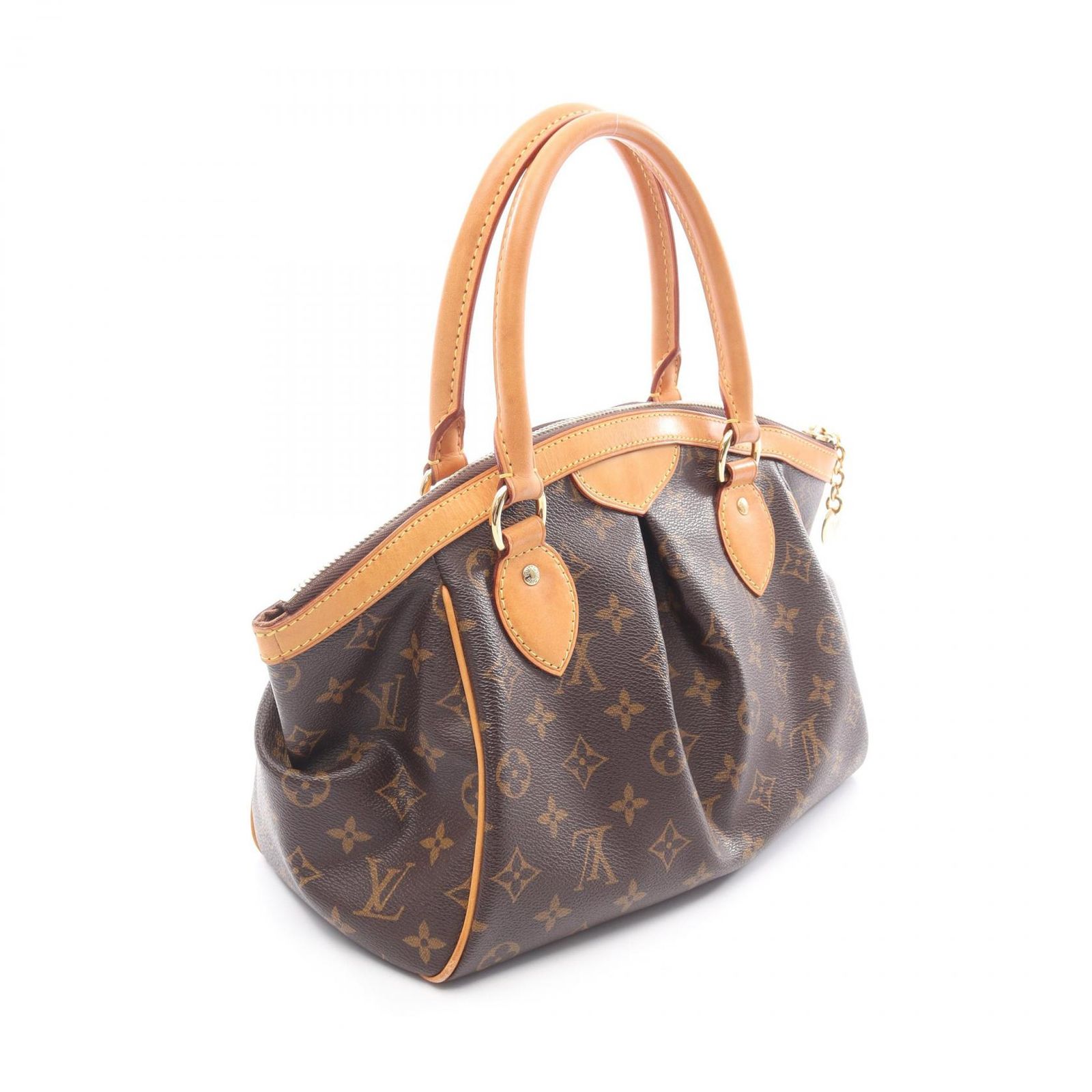 ルイ ヴィトン LOUIS VUITTON ハンドバッグ ティヴォリPM M40143 PVCコーティングキャンバス レザー ティヴォリPM レディース Used B