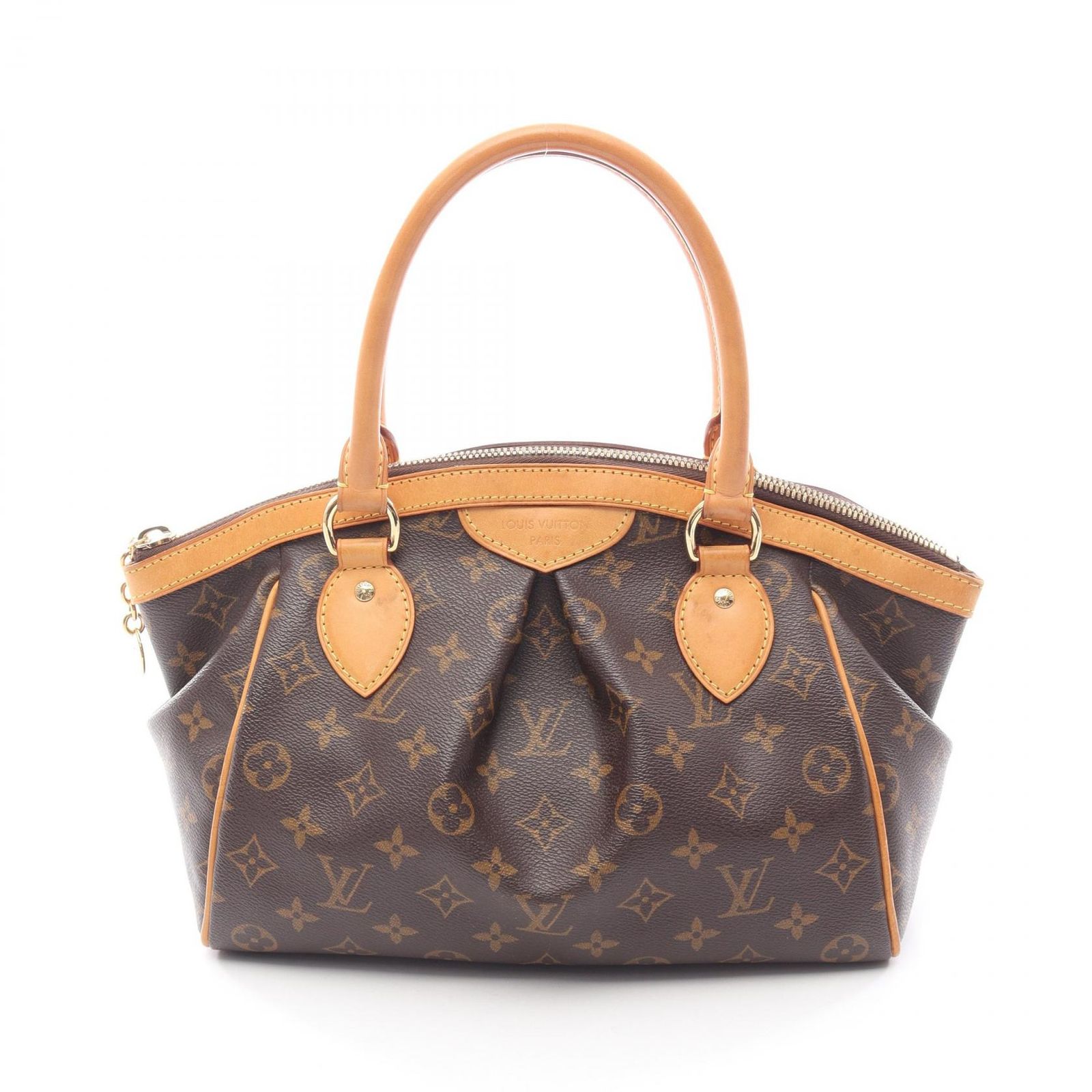 ルイ ヴィトン LOUIS VUITTON ハンドバッグ ティヴォリPM M40143 PVCコーティングキャンバス レザー ティヴォリPM レディース Used B