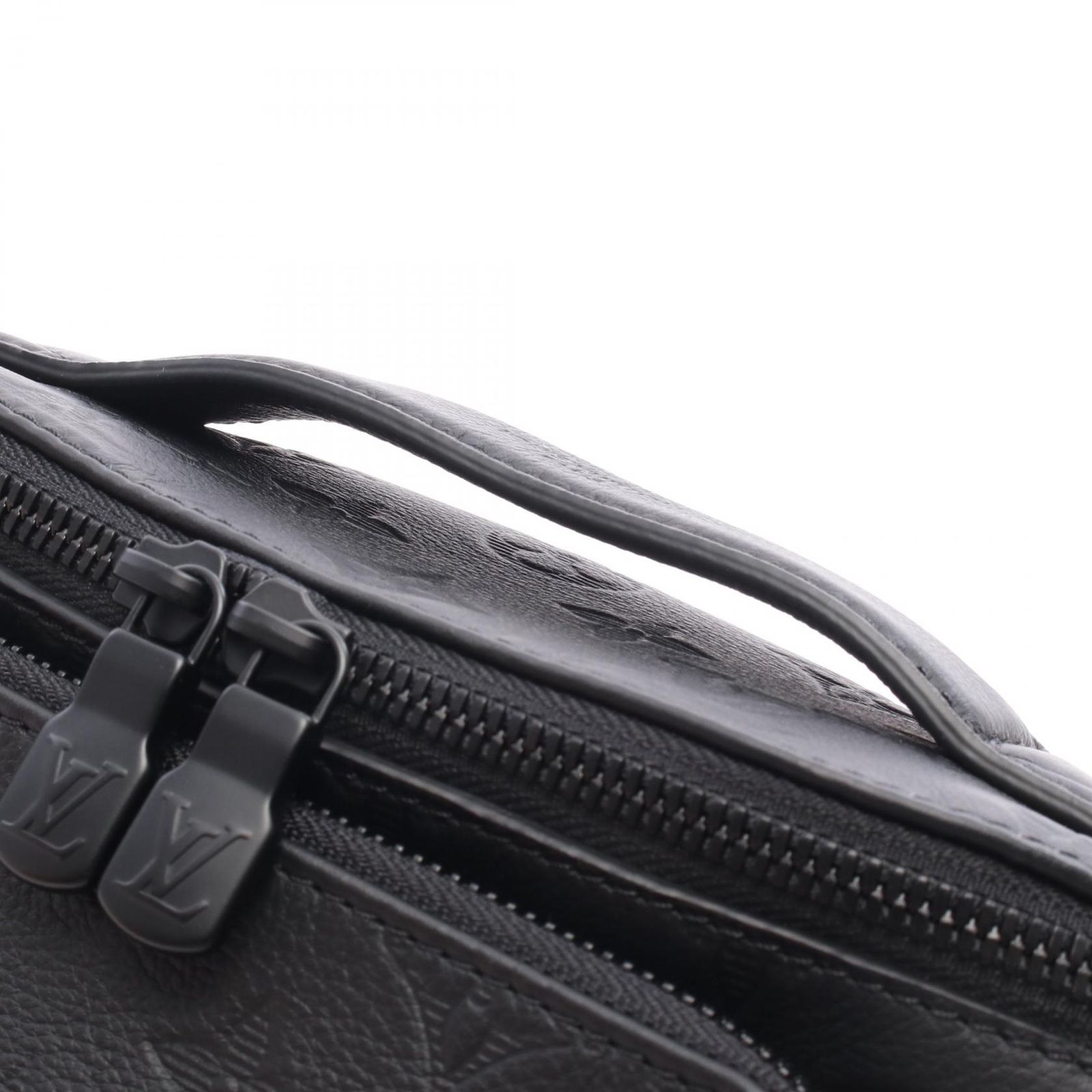 ルイ ヴィトン LOUIS VUITTON ウエストバッグ ボディバッグ ラッシュ バムバッグ M47058 ノワール レザー ラッシュ バムバッグ メンズ Used A MERCADOAVALIA_COM_BR