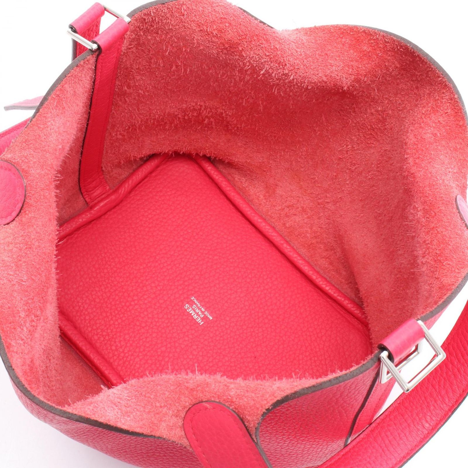 エルメス HERMES ハンドバッグ ピコタンロックPM ローズエクストリーム レザー ピコタンロックPM ローズエクストリーム レディース Used B DECORATOM_COM_BR