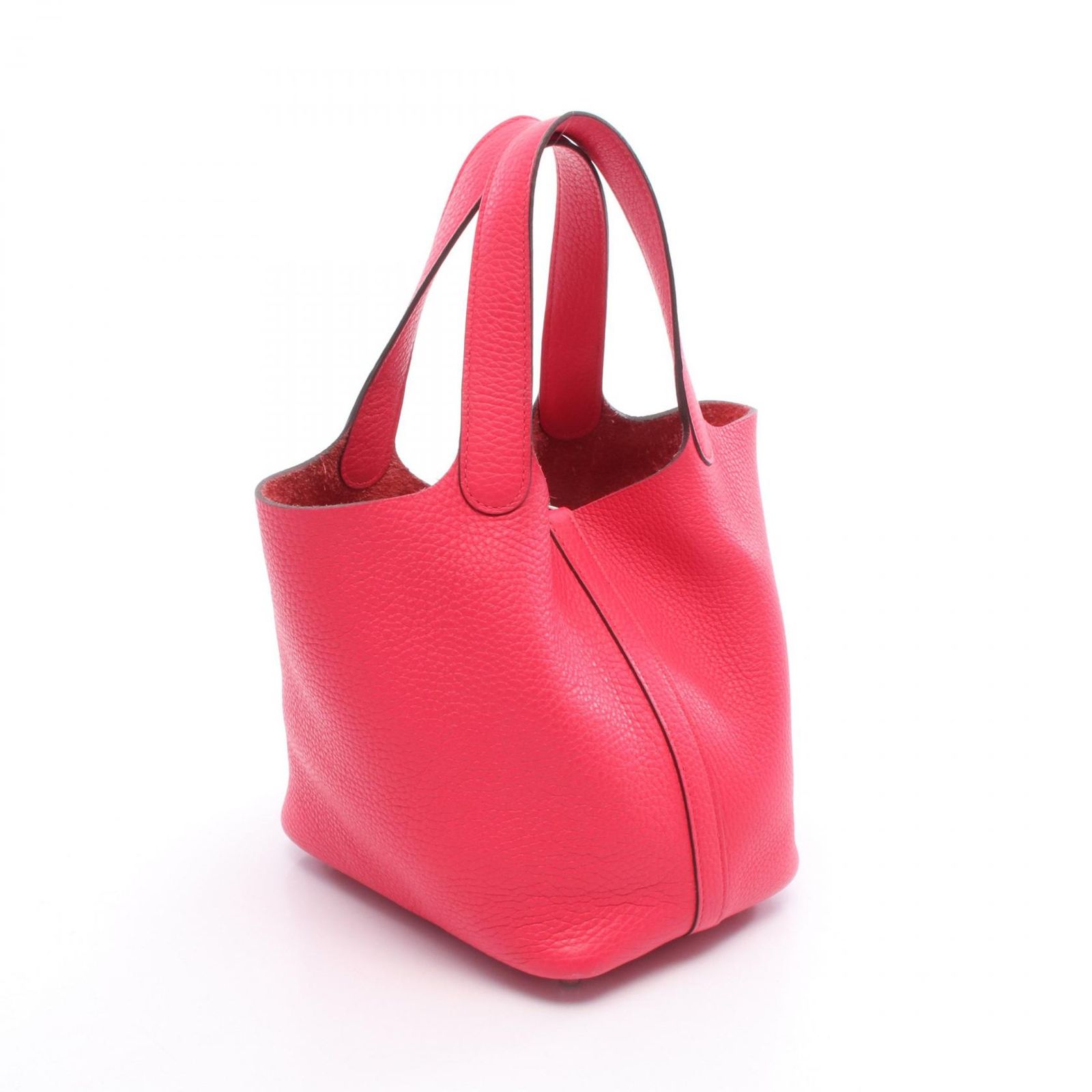 エルメス HERMES ハンドバッグ ピコタンロックPM ローズエクストリーム レザー ピコタンロックPM ローズエクストリーム レディース Used B