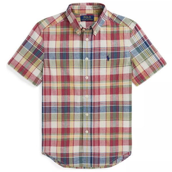 ラルフローレン マドラスチェック半袖シャツ