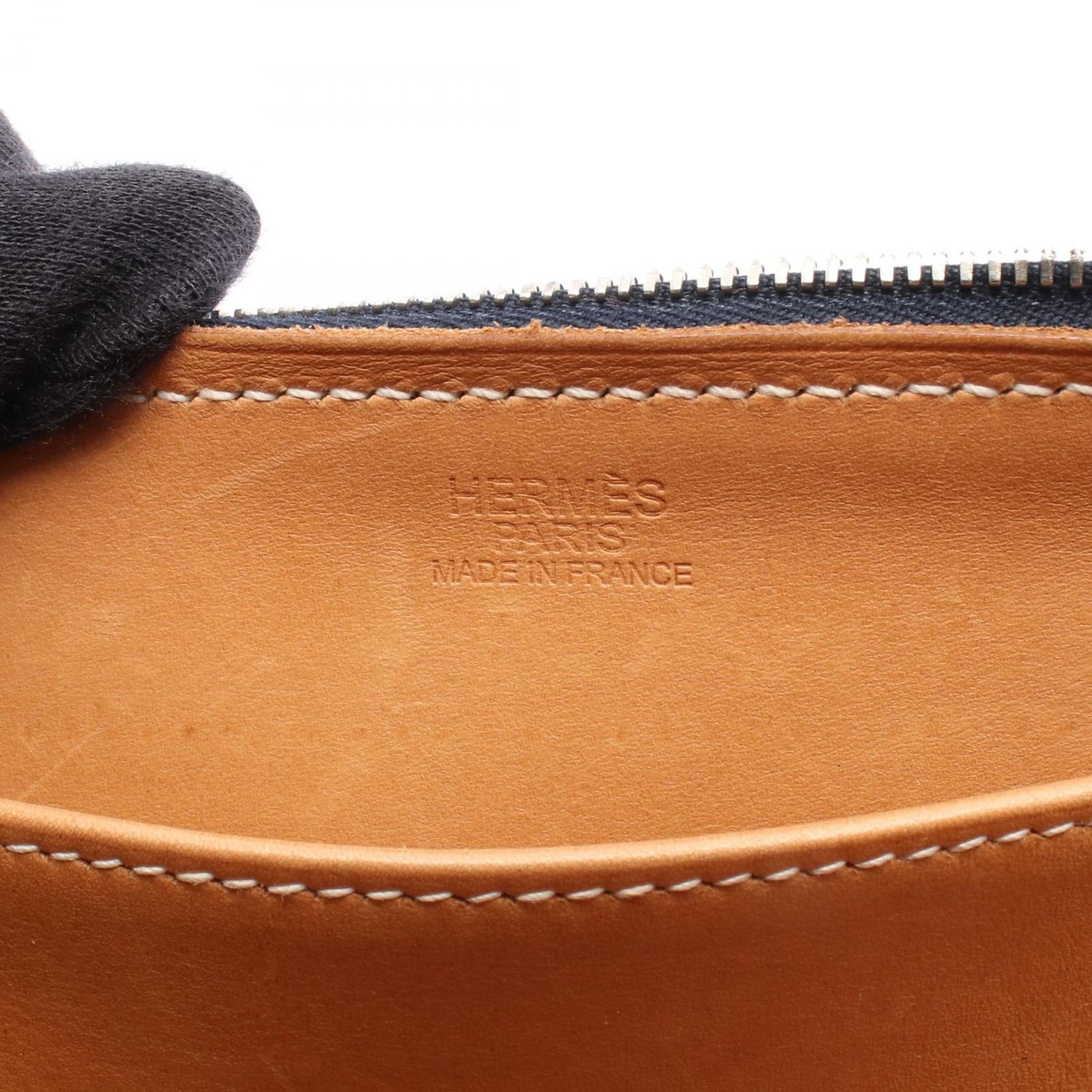 エルメス HERMES ハンドバッグ パリボンベイ27 ブルーインディゴ レザー カーフ 牛革 パリボンベイ27 ブルーインディゴ レディース Used B DECORATOM_COM_BR