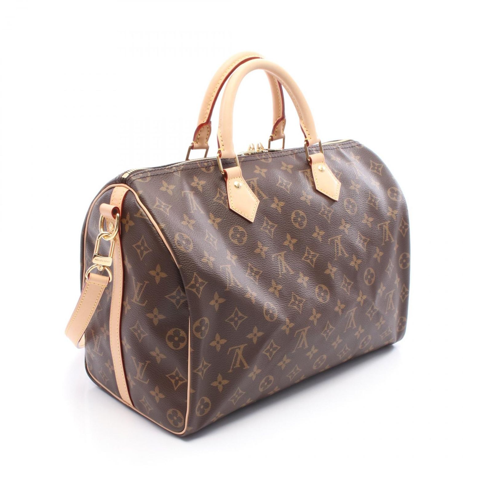 ルイ ヴィトン LOUIS VUITTON ハンドバッグ スピーディ バンドリエール35 M46981 PVCコーティングキャンバス レザー スピーディ バンドリエール35 レディース