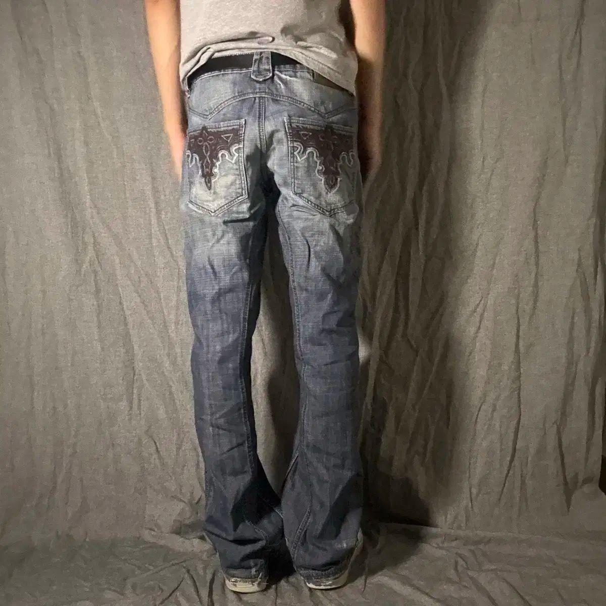 ANTIK デニム ワイド チ ンテージ デニムパンツ