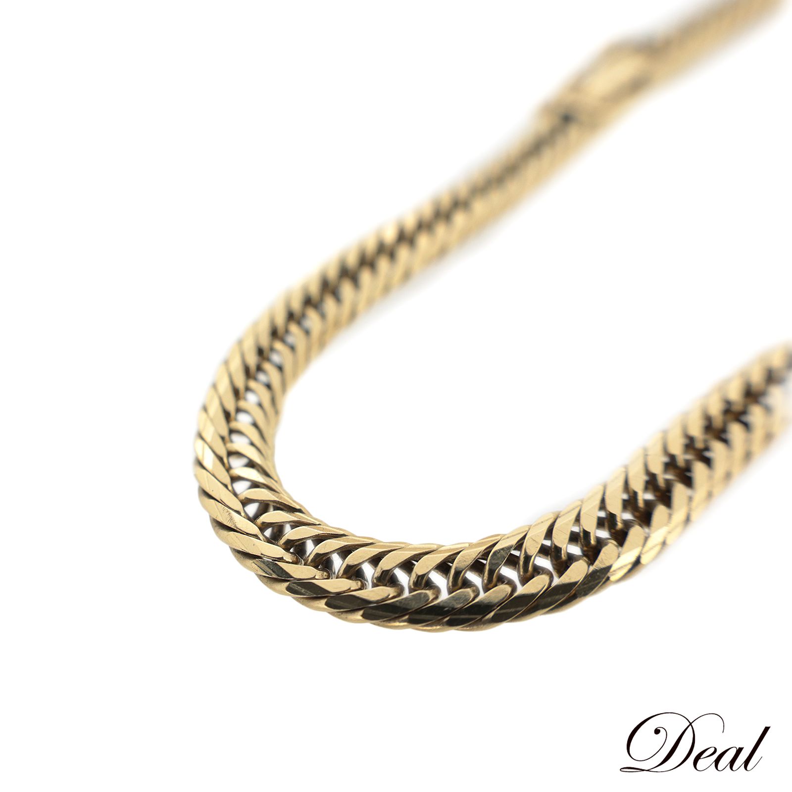 喜平 12面 トリプル K18 約10g レディースブレスレット