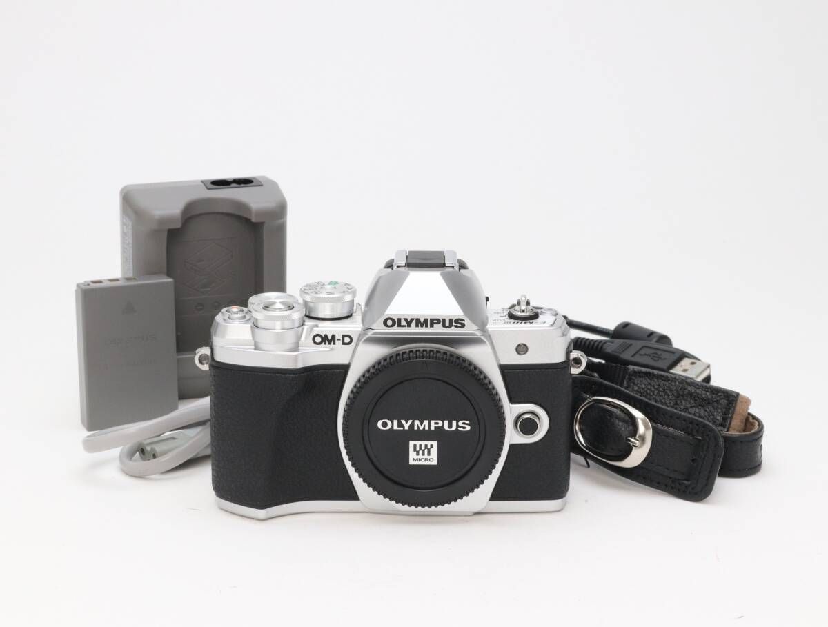 AB OLYMPUS オリンパス OM-D E-M10 Mark III ボディ シルバー シャッター回数2094 初期不良返品対応 110-171