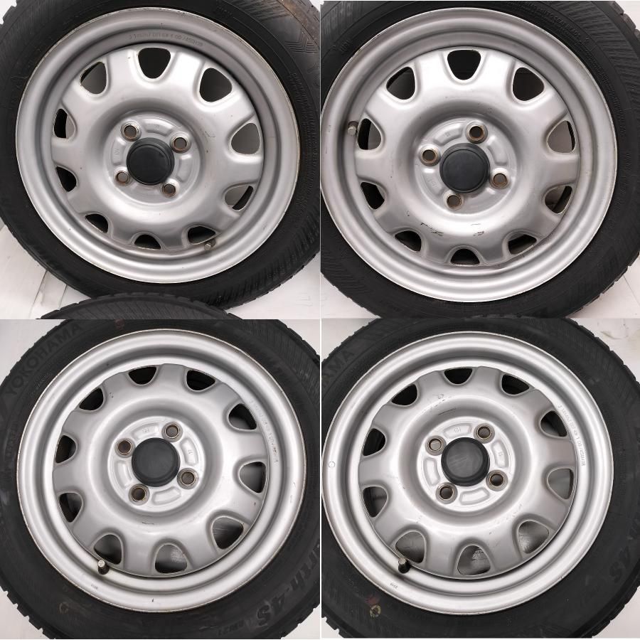 本州 四国は オールシーズン ＆ ホイール 4本 155 65 R 14 X 4 5 J トヨタ製 H 100 スズキ ダイハツの軽に