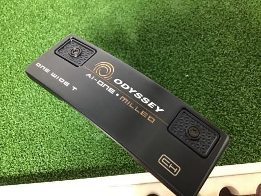 オデッセイ Ai ONE MILLED WIDE T CH 34インチ パター PT STROKE LAB 90 スチール フレックスその他 メンズ 男性用 右利き 右用 Bランク ゴルフクラブ