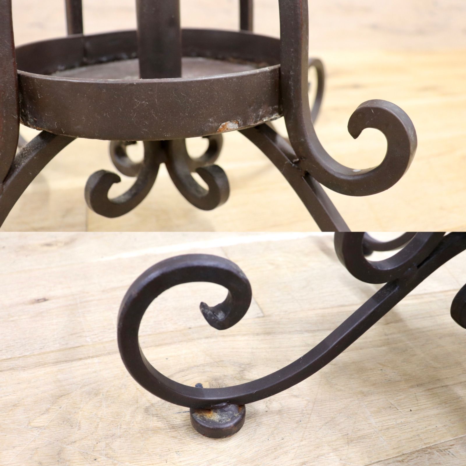 GMIK565 アンティーク調 ポールハンガー アイアン コートハンガー ハンガーラック 傘立て 帽子掛け ヴィンテージ フレンチシック MARWIL-DEMENAGEMENTS_CH