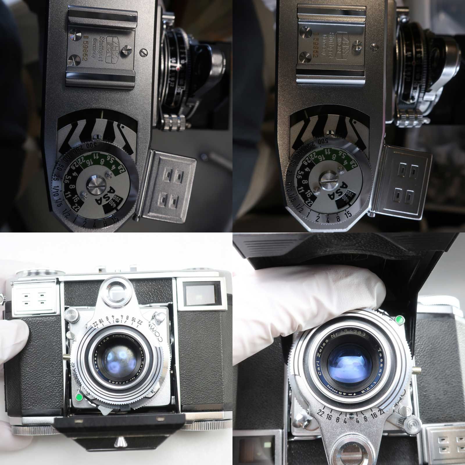  ZEISS IKON ツァイスイコン 533 24 Carl Tessar 45 mm F 2.8 _ フィルムカメラ 大判 中判カメラ(フィルム) フィルムカメラ