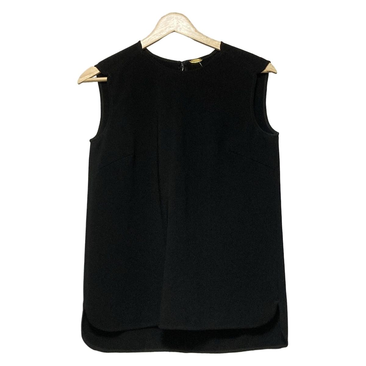 MUSE de DEUXIEME CLASSE ミューズデドゥーズィエムクラス ノースリーブカットソー レディース - 黒