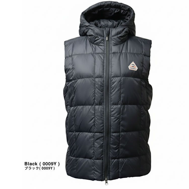 ピレネックス PYRENEX ダウン ダウンベスト バッシア BASSIA VEST レディース 秋冬 ライトダウン インナーダウン パッカブル 軽量 薄手 防寒 撥水 大きいサイズ ブランド 黒 ブラック HWY033P