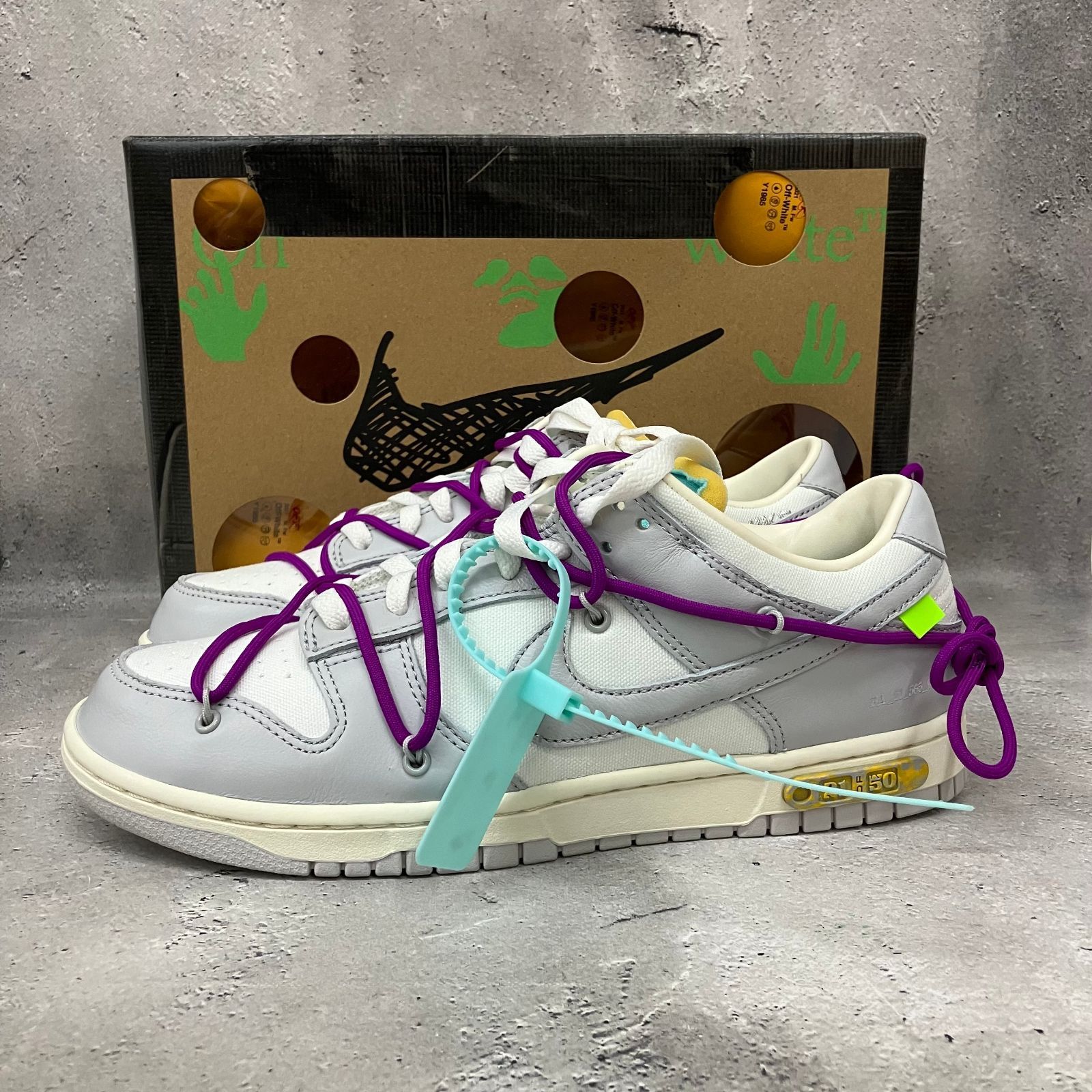 Off-White × Nike Dunk Low 1 of 50 21 オフホワイト × ナイキ ダンク ロー 1 of 50 21 A967C451400 f216
